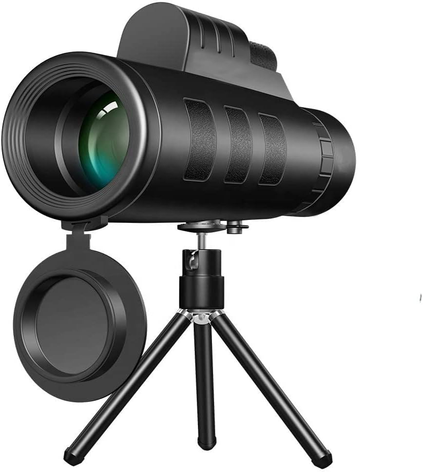 40X60 Magnification Zoom HD, Monocular Telescope for Adults and Children, High Power Telescope Gadget, Outdoor Telescope with Built-in Compass