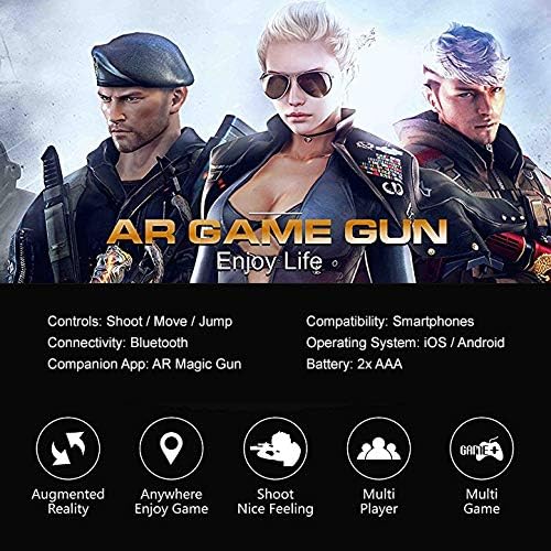 Game pad Controls AR Gun, Sensory Enhancement Experience, Joystick AR Game Controller for Android iOS Phones