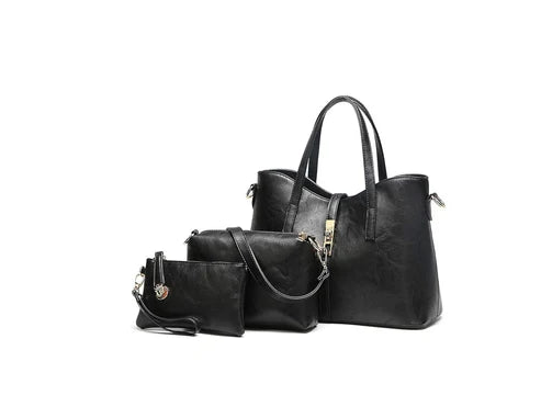 Leather Bags Set for Women (3pcs)