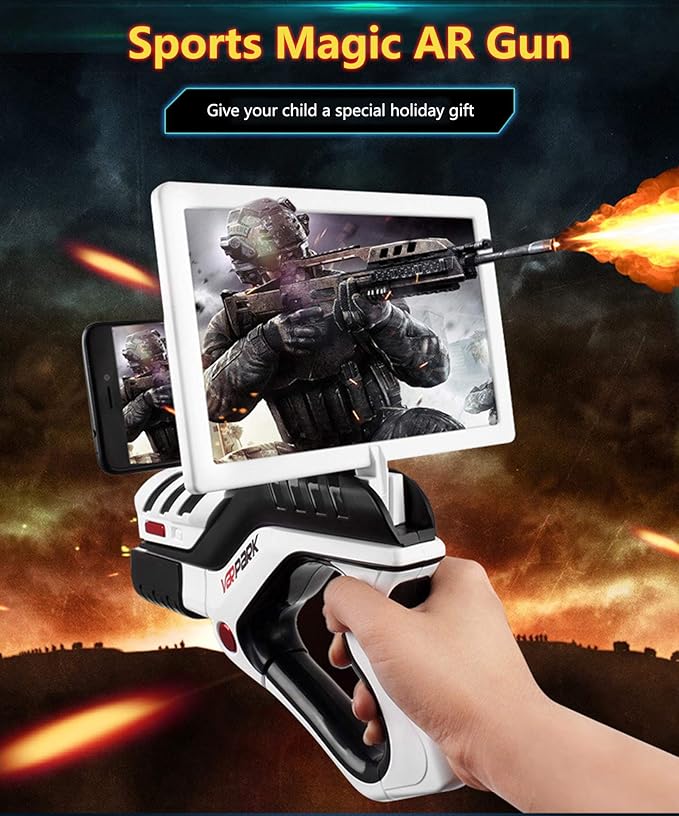 Game pad Controls AR Gun, Sensory Enhancement Experience, Joystick AR Game Controller for Android iOS Phones